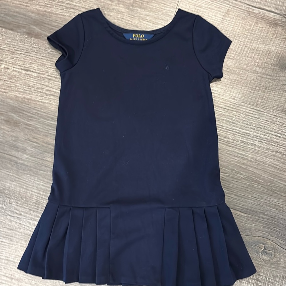 Polo Ralph’s Lauren 4/4T Navy Dress with cap sleeves
